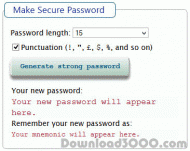 Make Secure Password screenshot